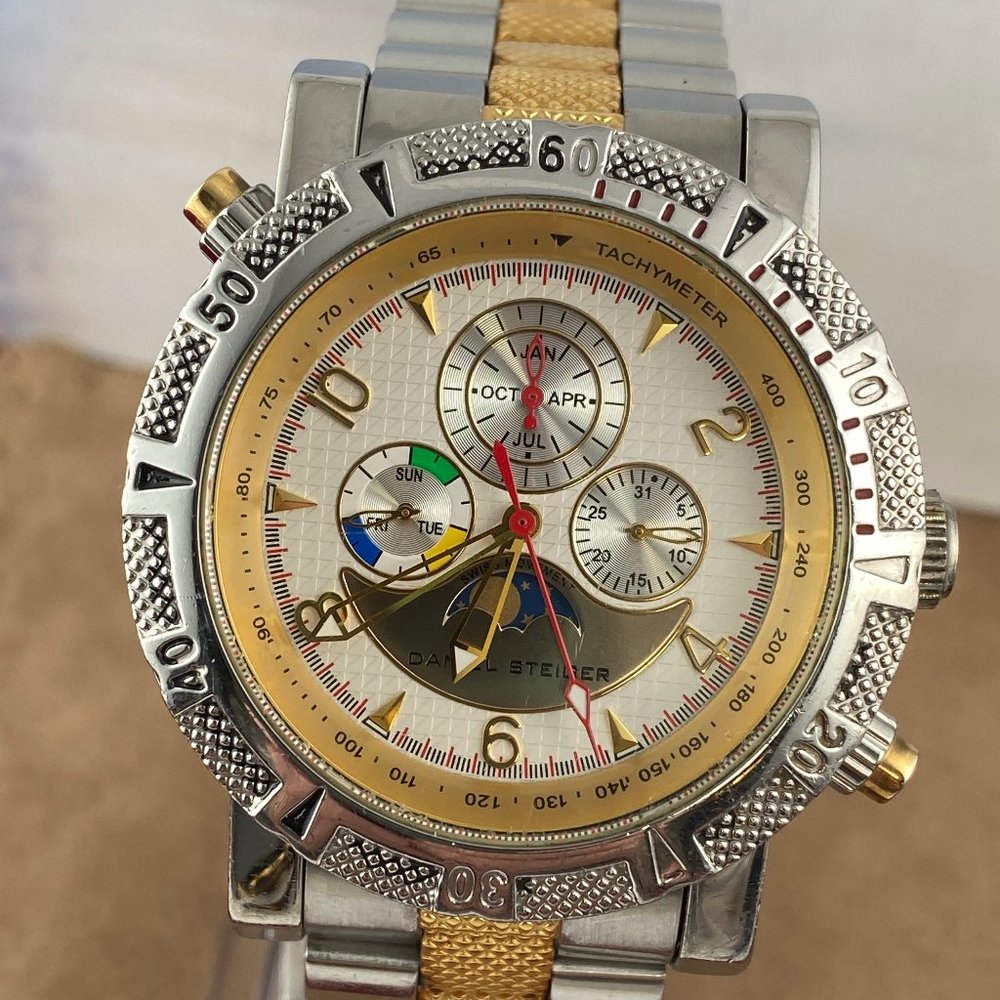 Stunning Daniel Steiger Chronograph Moonphase - image 2